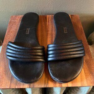 TKEES Black Sandals